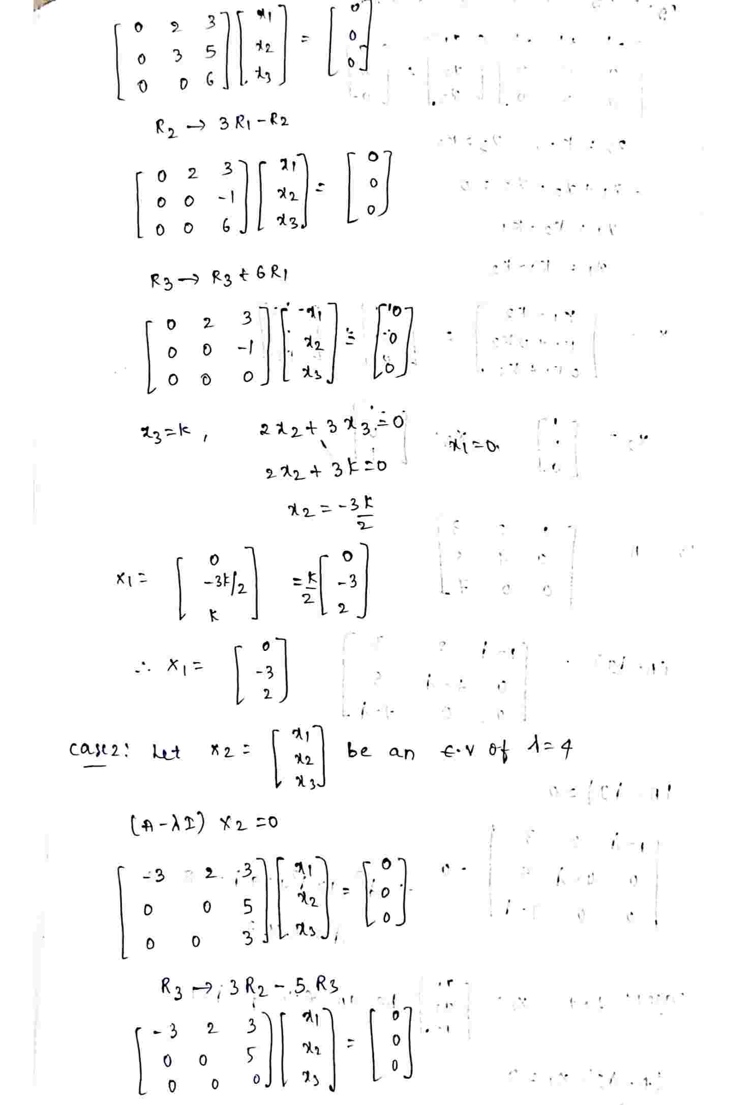 Eigenvalues and eigenvectors