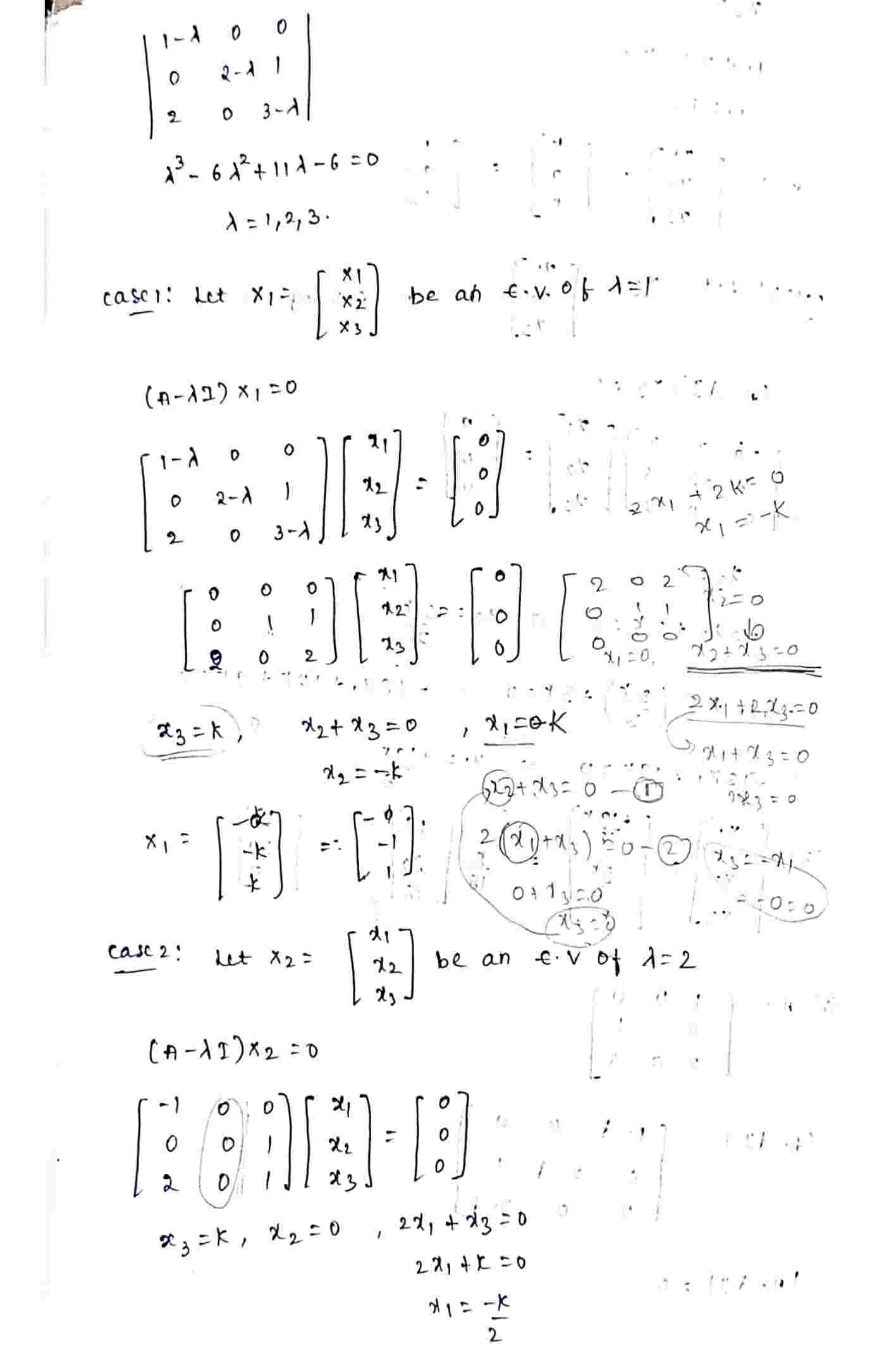 Eigenvalues and eigenvectors