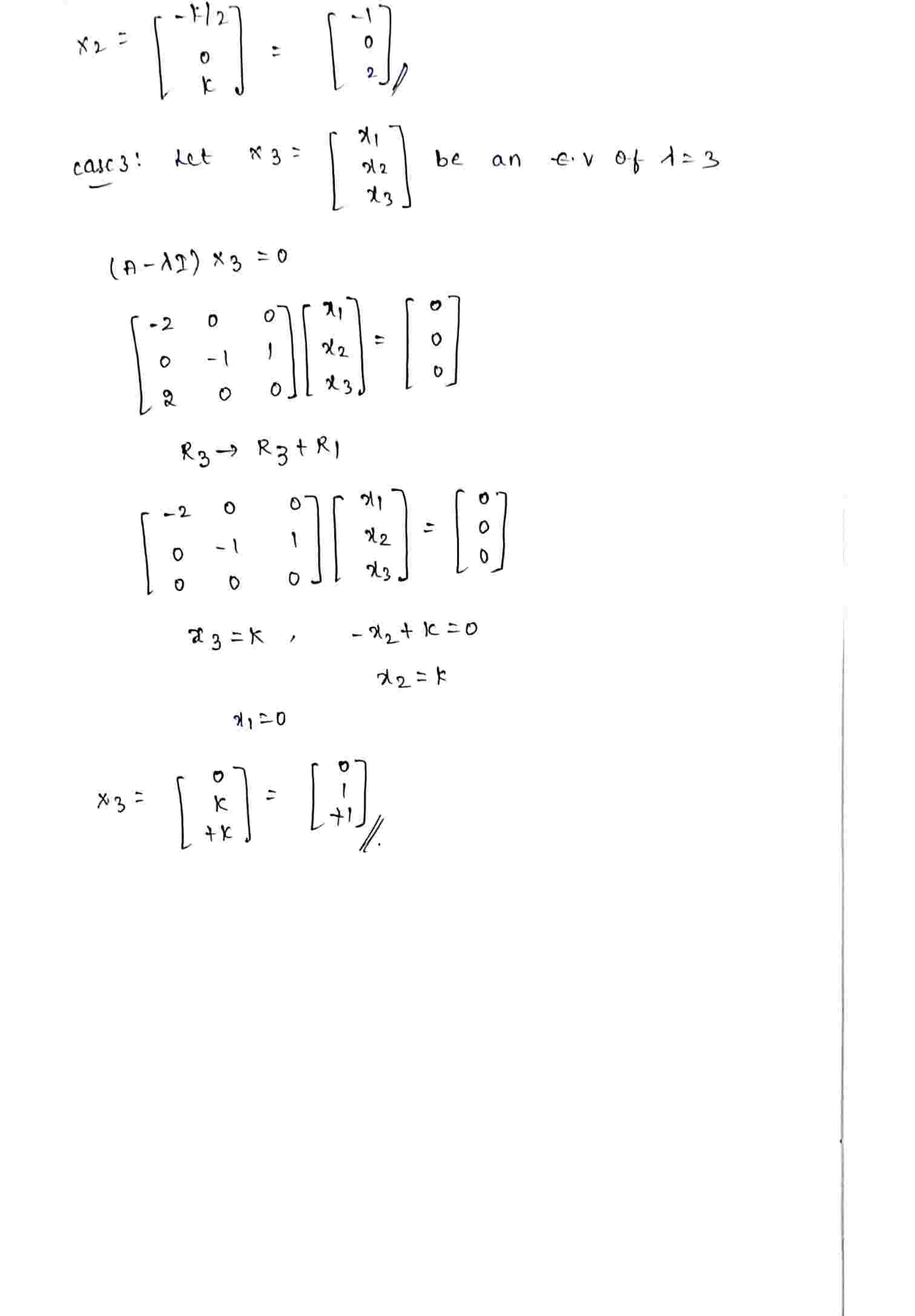 Eigenvalues and eigenvectors