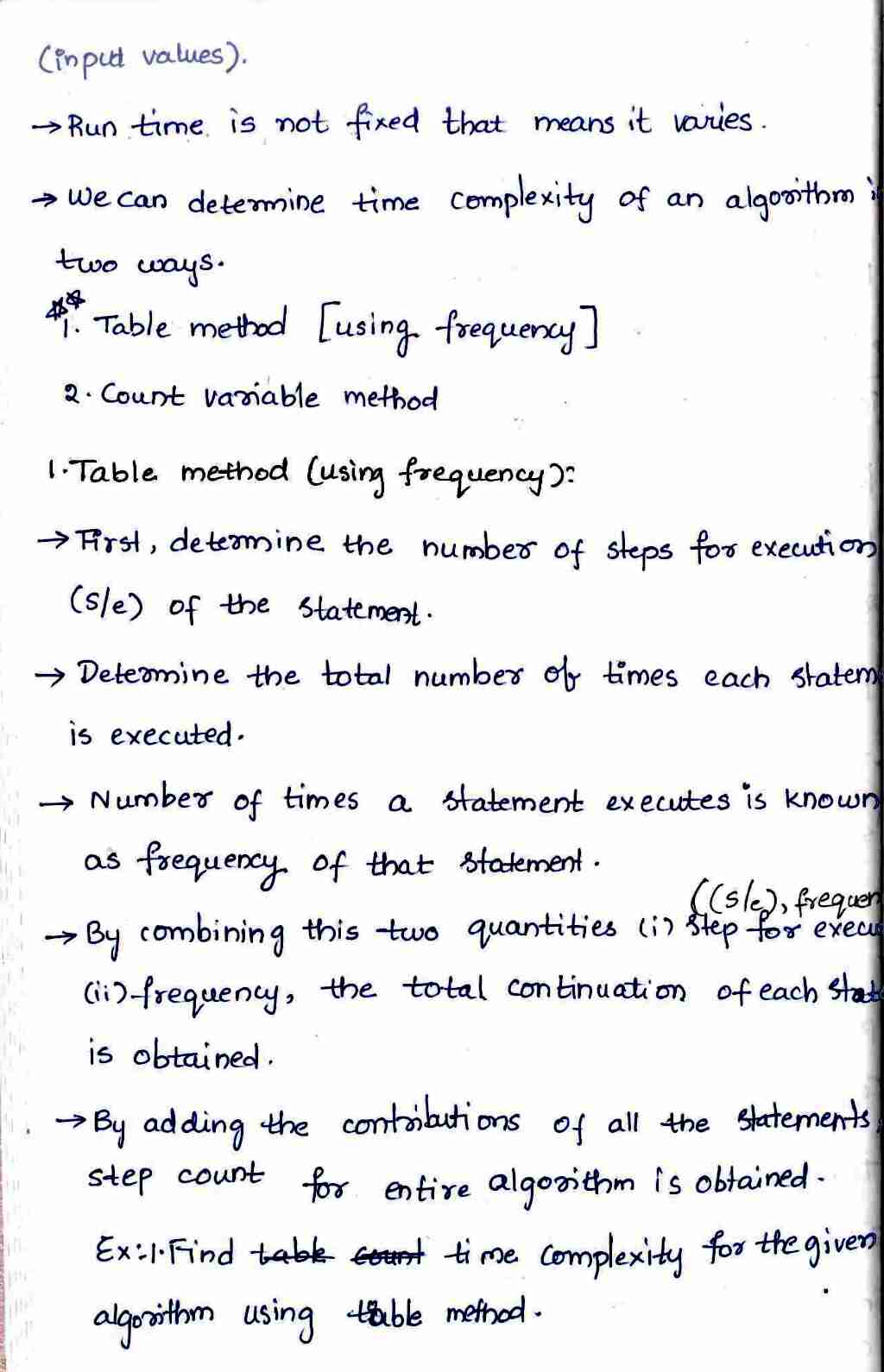 Performance Analysis in DAA