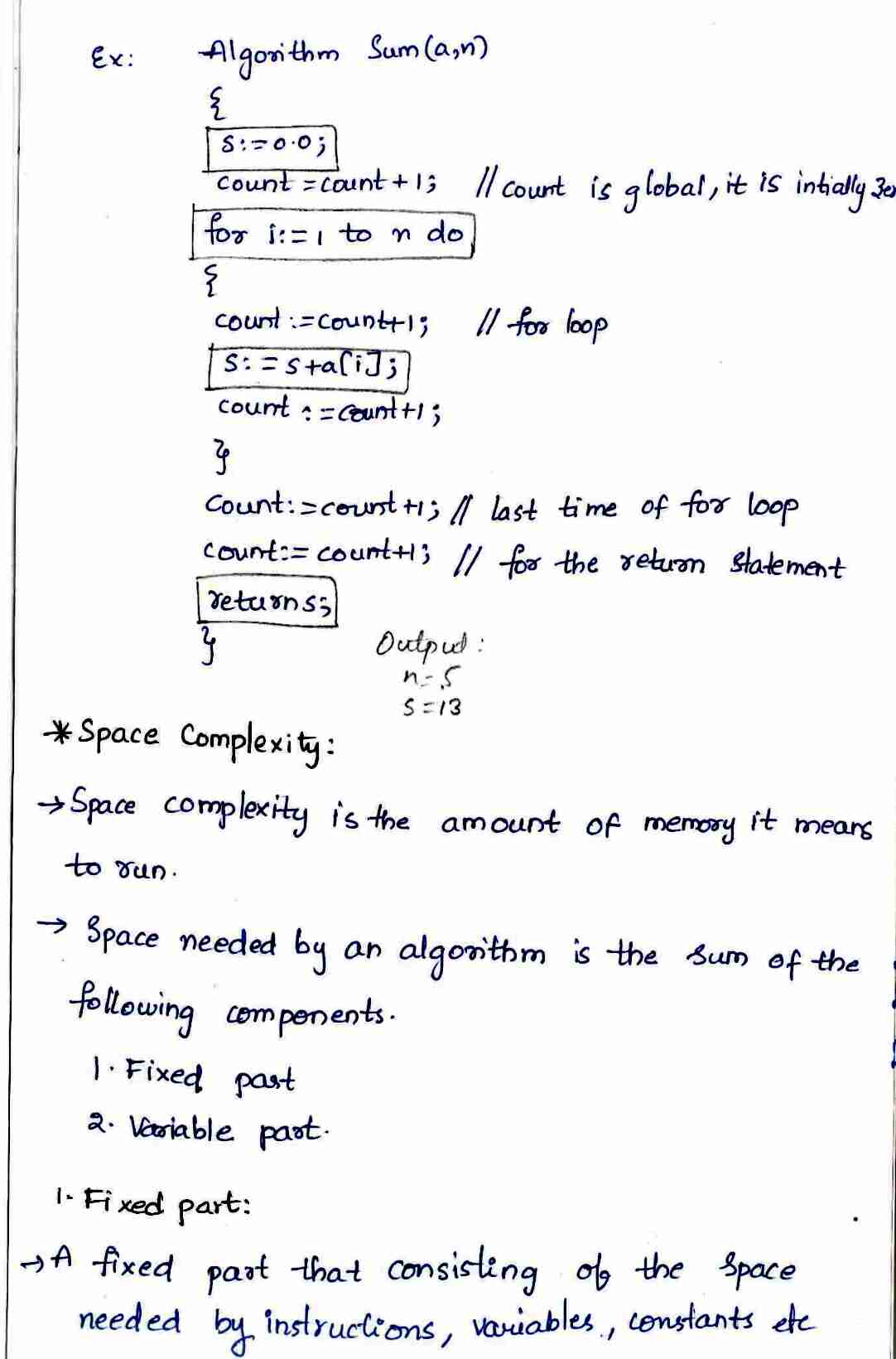 Performance Analysis in DAA