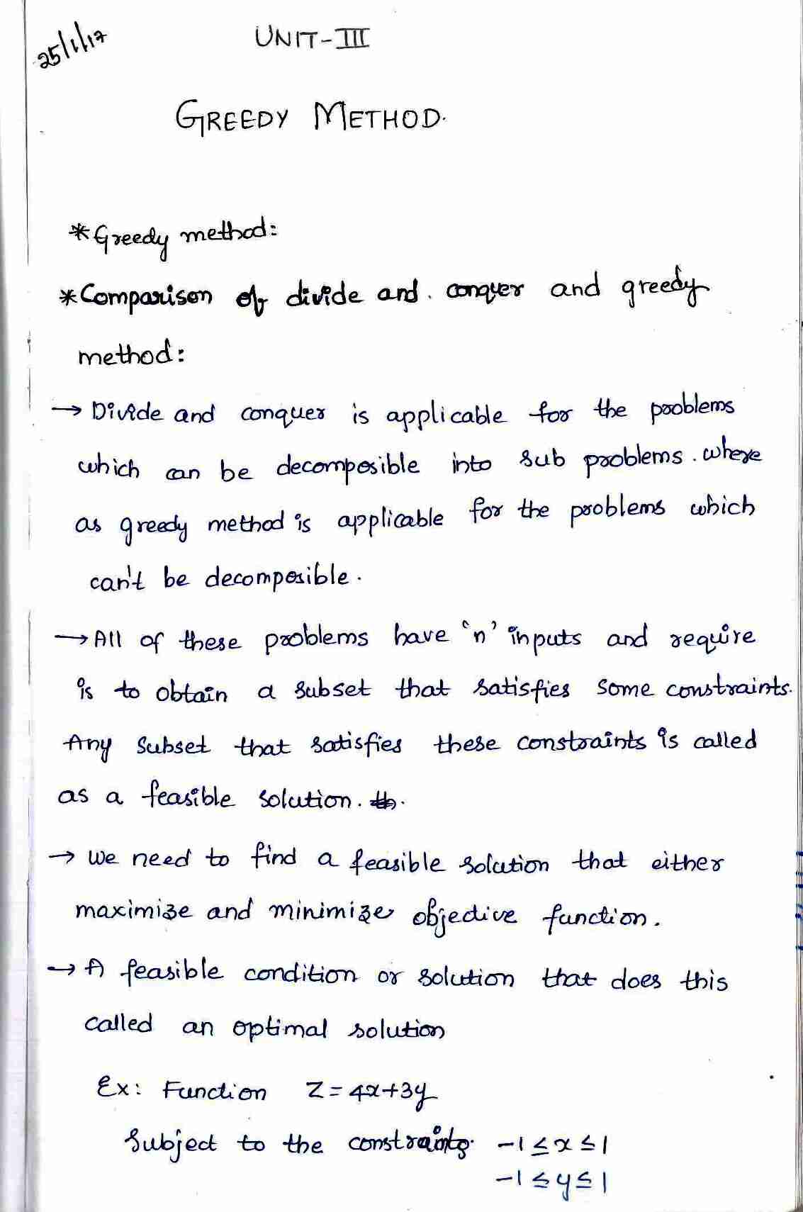 Greedy Method in DAA