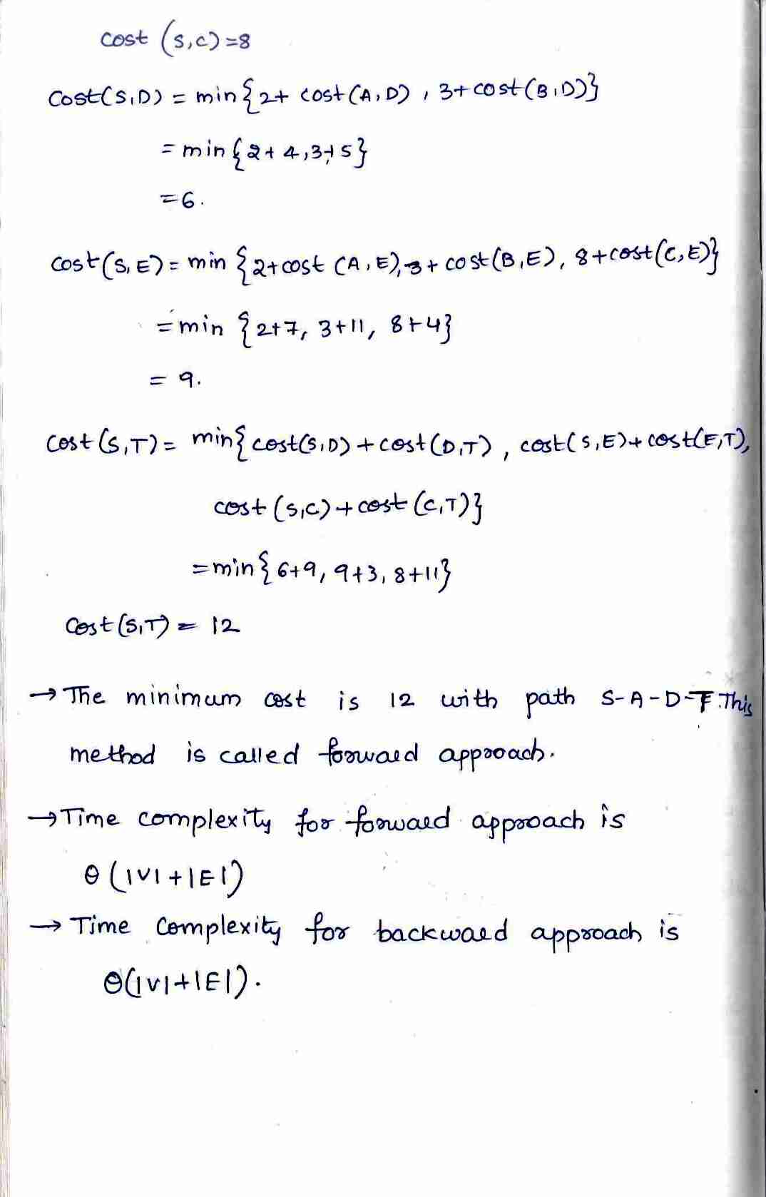 Dynamic programming in DAA