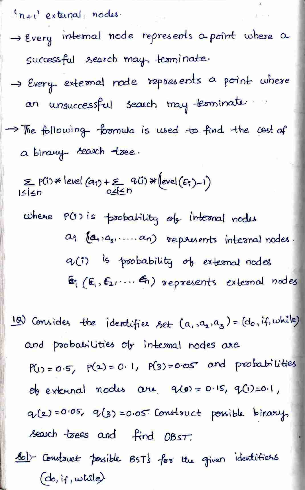 Dynamic programming in DAA