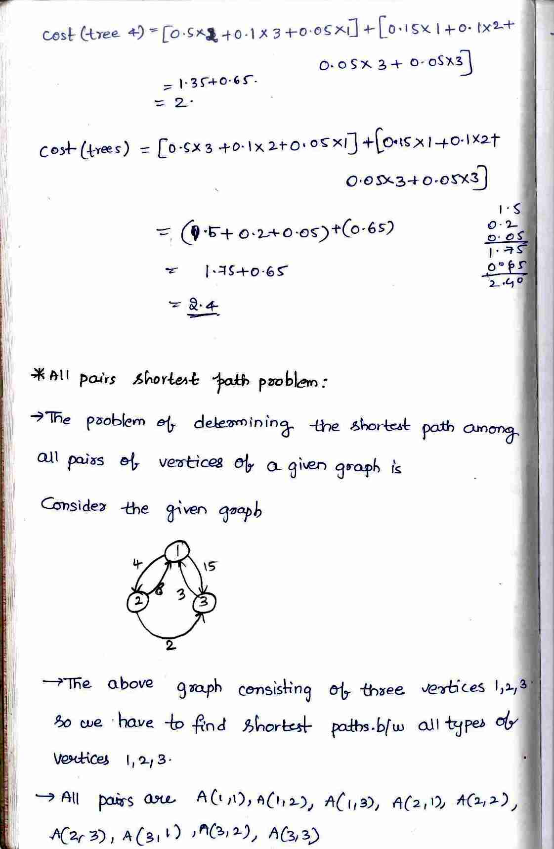 Dynamic programming in DAA