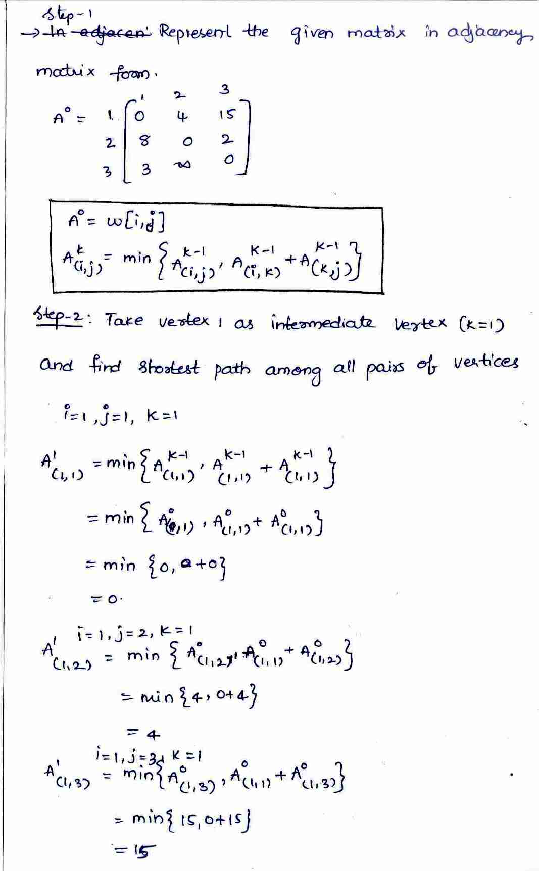 Dynamic programming in DAA
