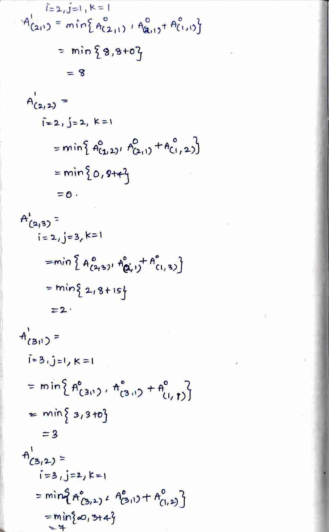 Dynamic programming in DAA