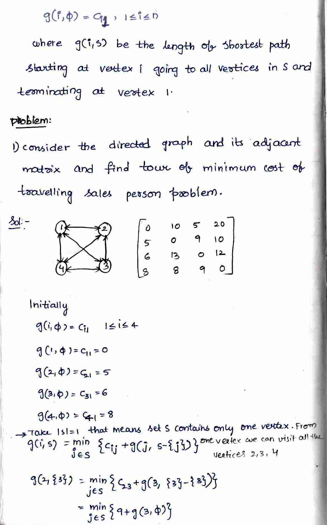 Dynamic programming in DAA