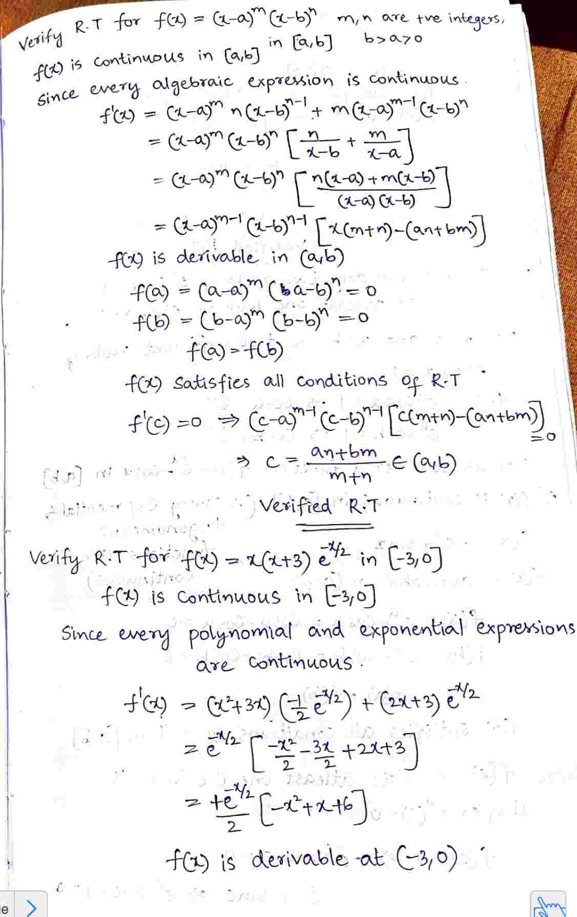 Rolle's theorem