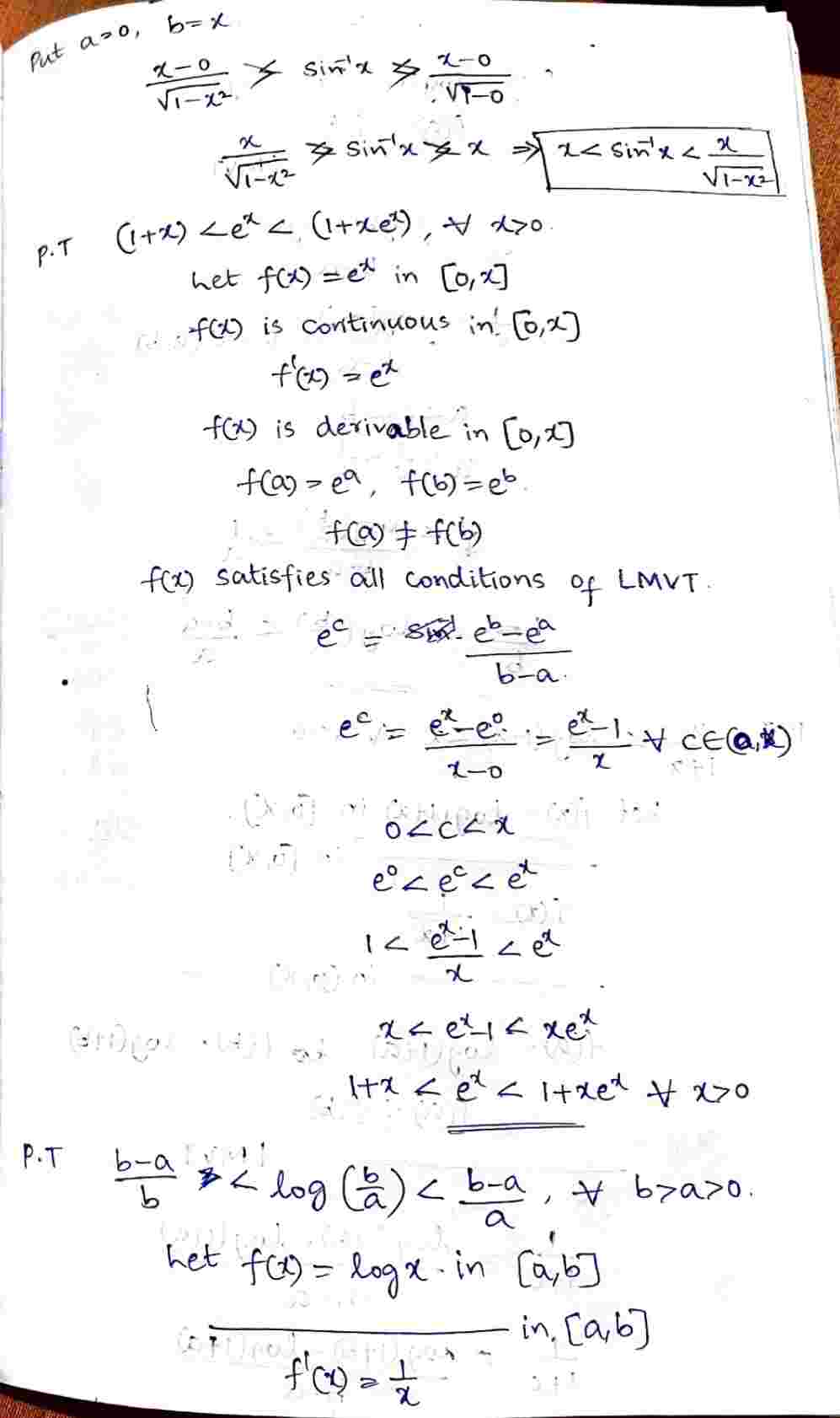 Lagrange's mean value theorem