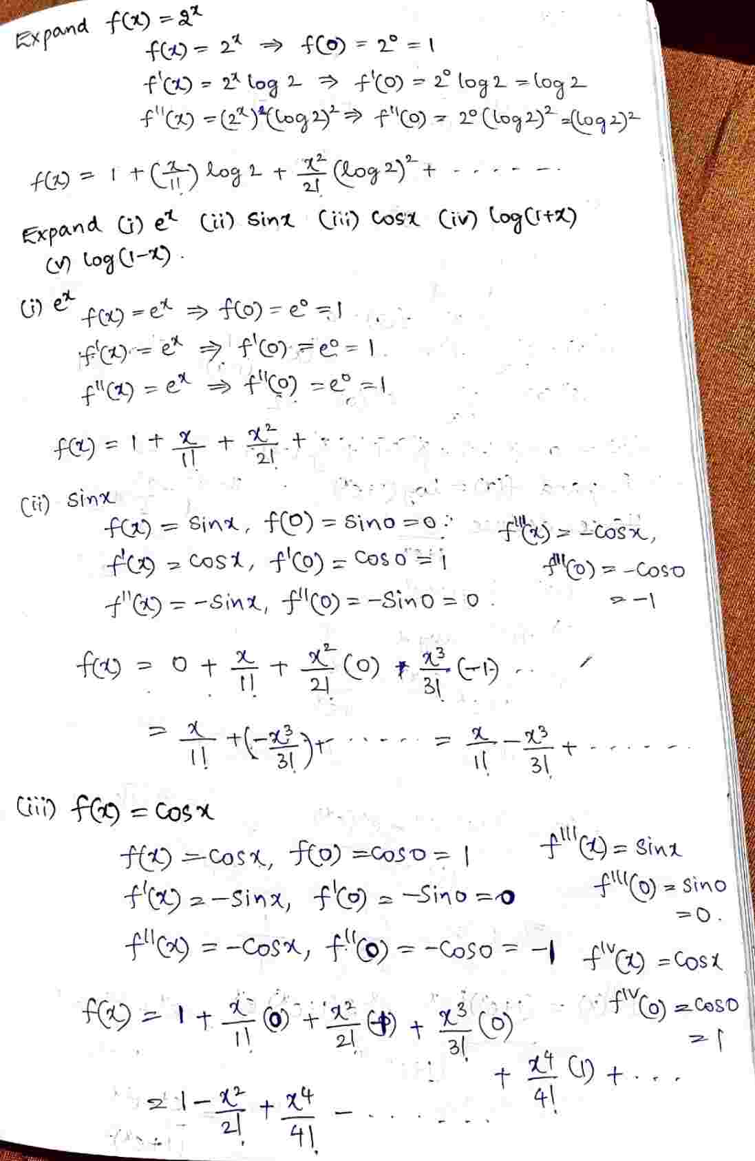 Taylor's series