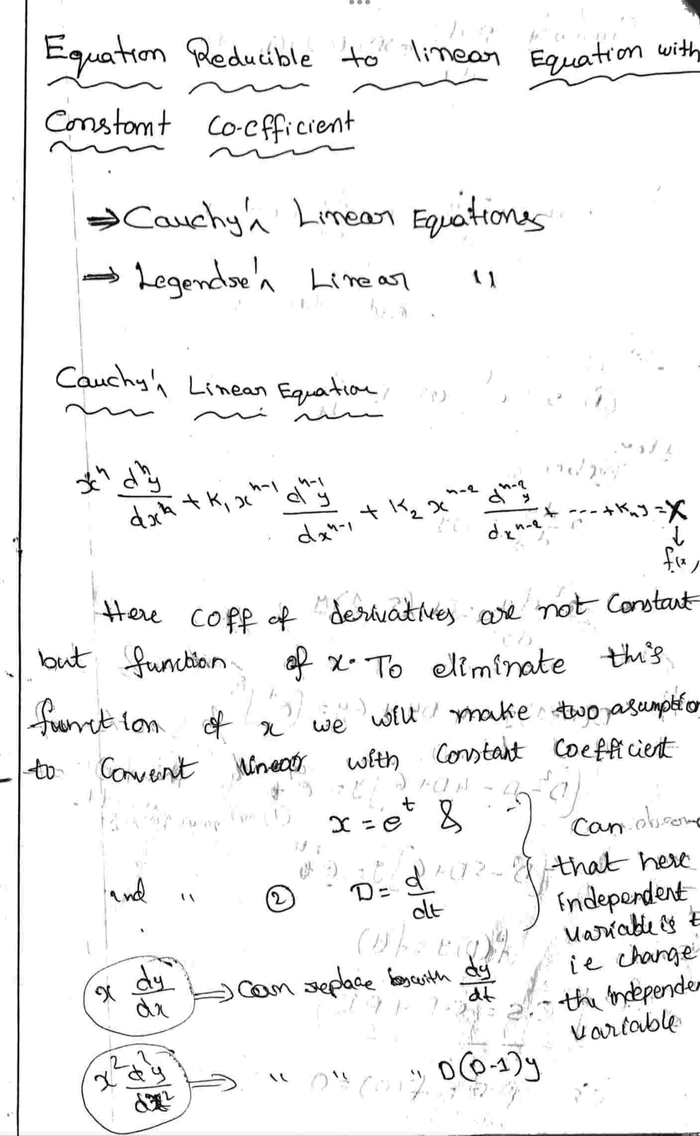 differential equation
