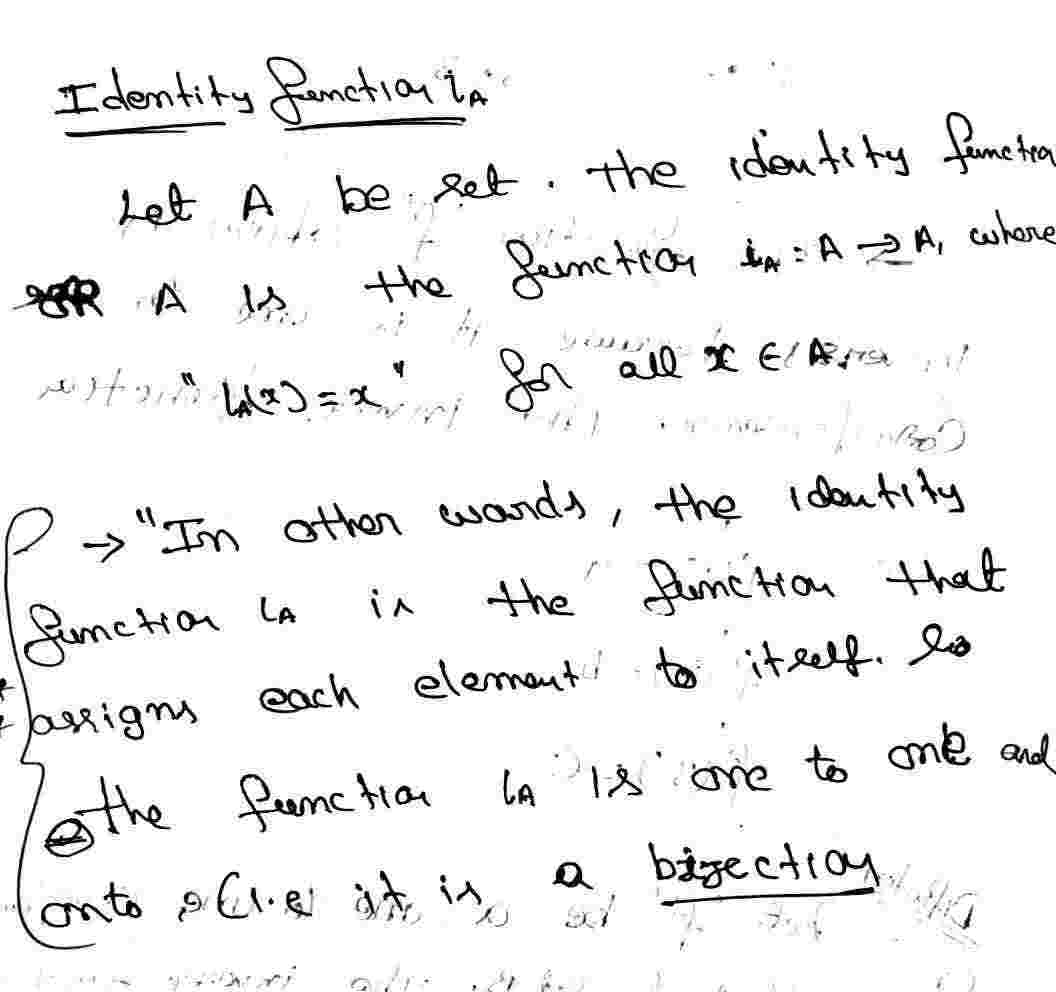 Identity Function