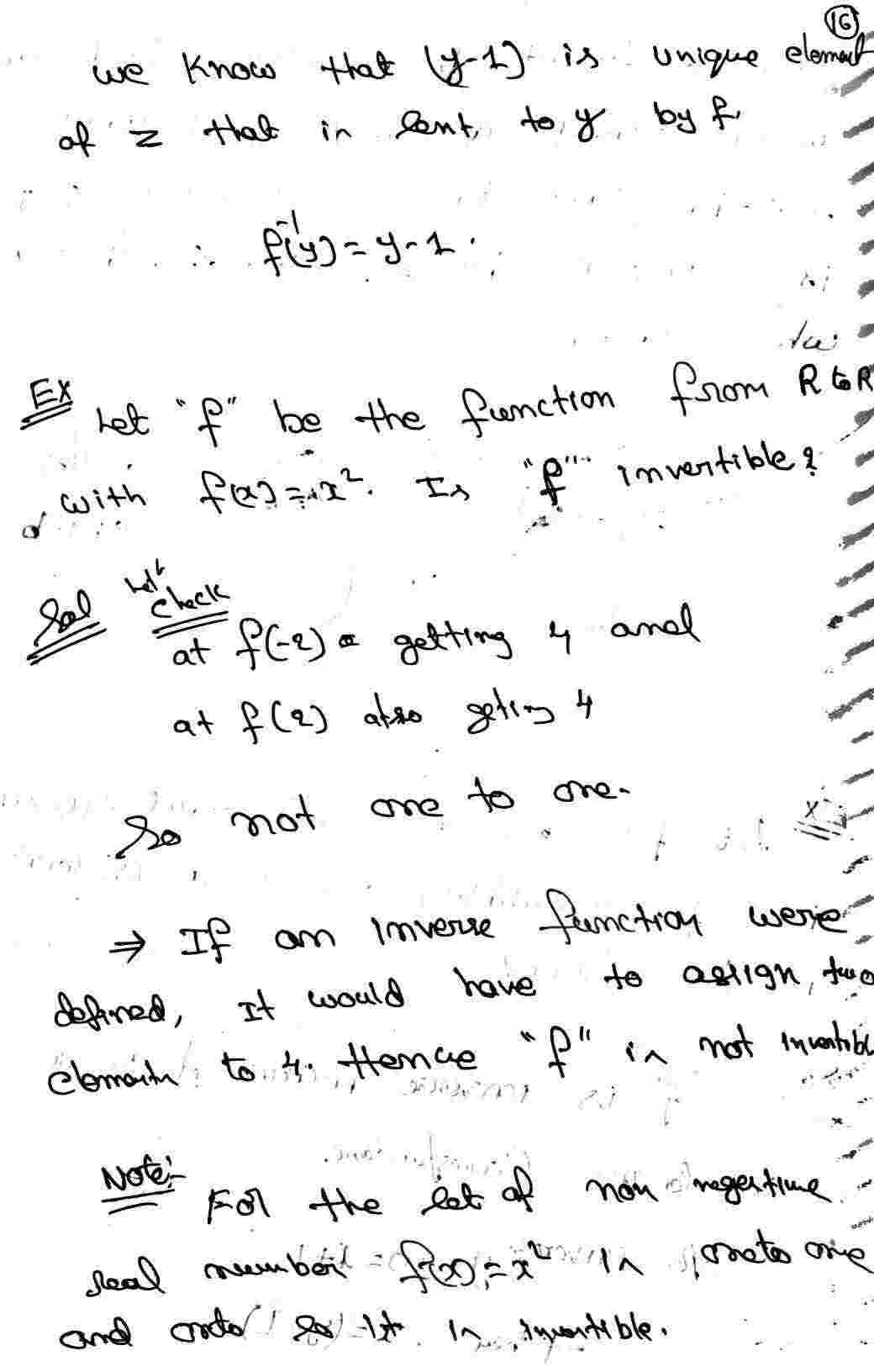 Inverse Function and Compaition of Functions