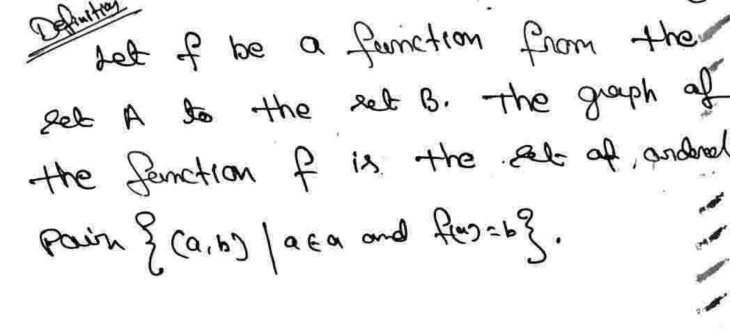 The Graphs of functions
