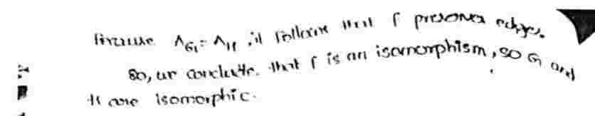 Graph isomorphism