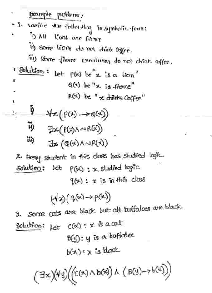 Predicates And Quantifiers