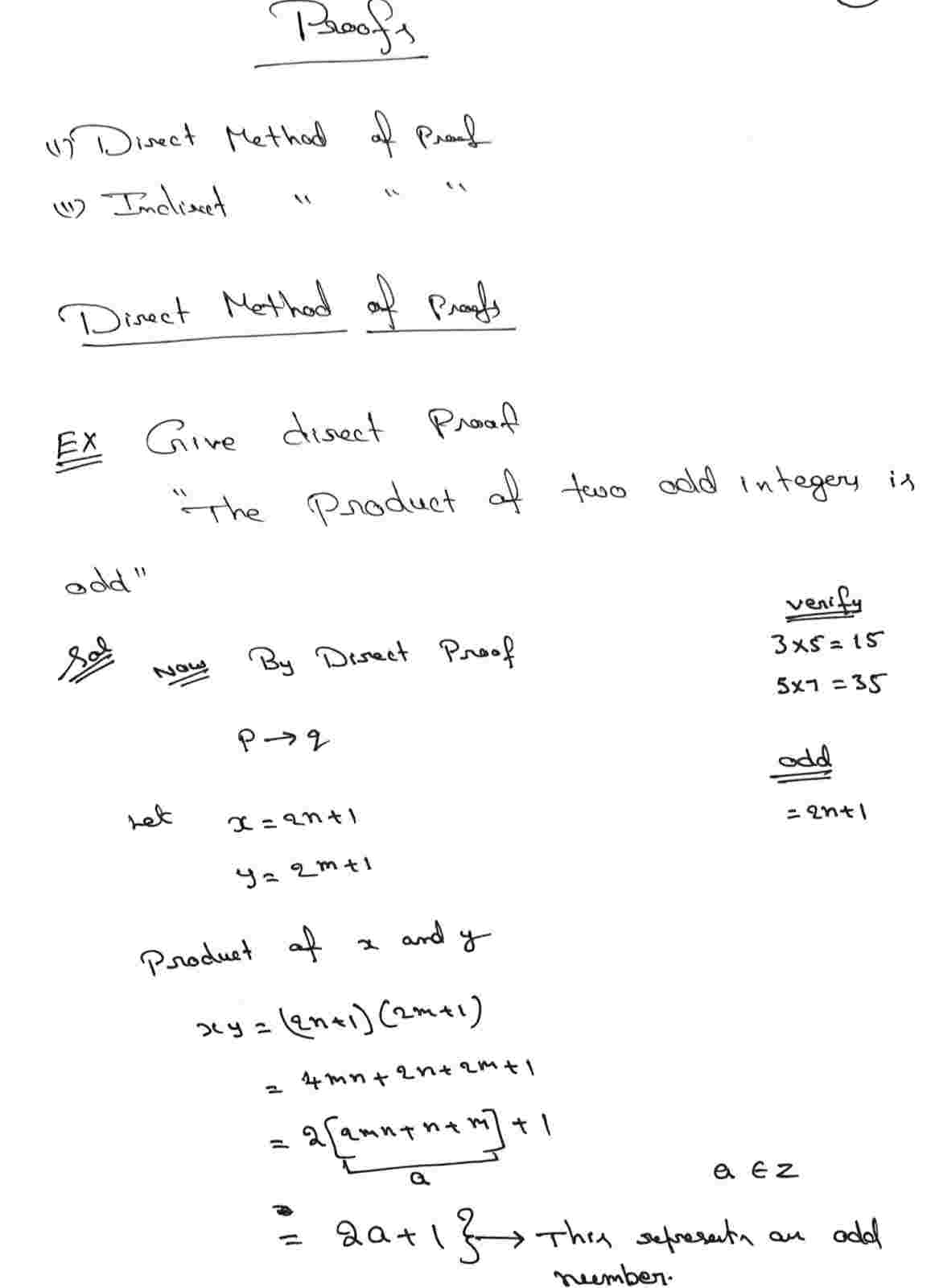 Proofs