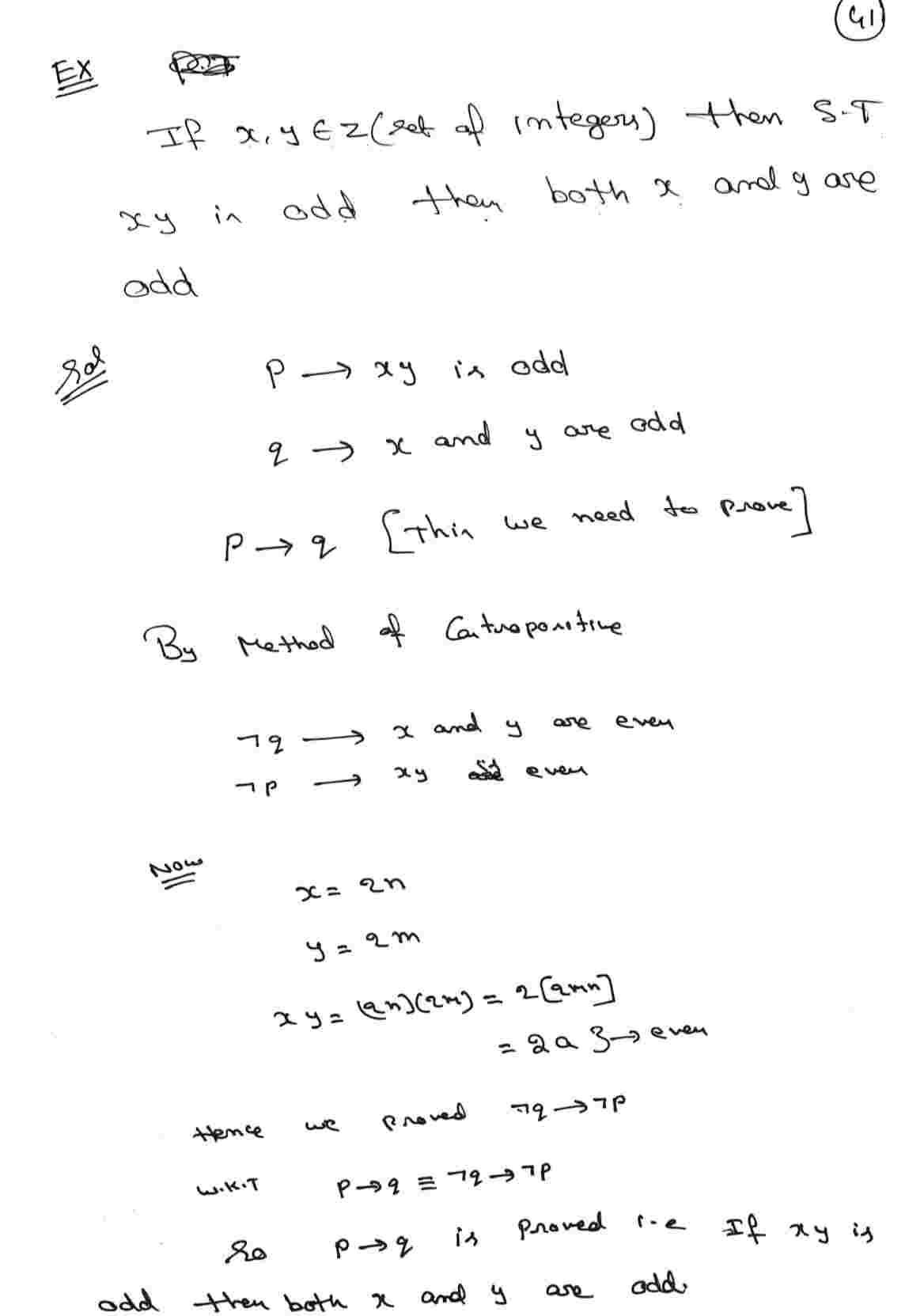 Proofs