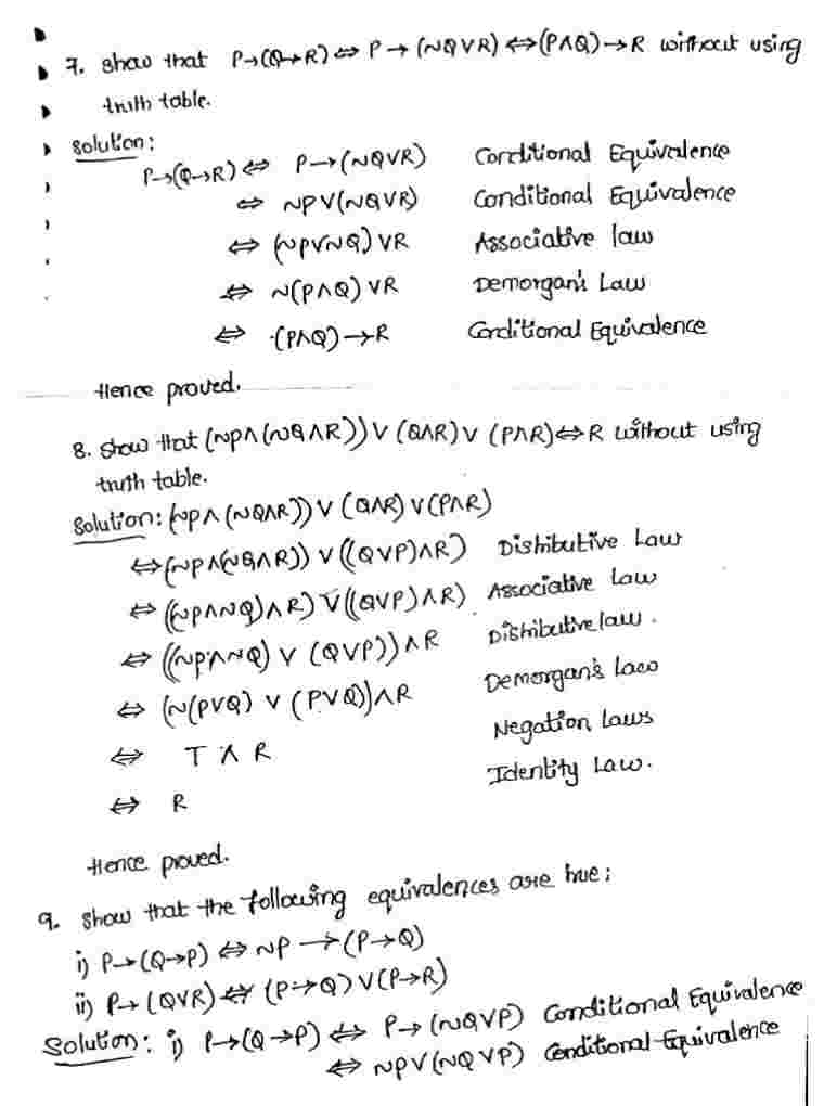 Logically Equivalent