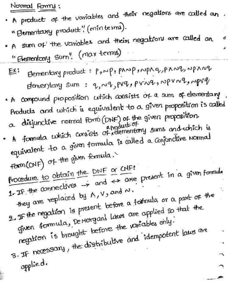 Normal Forms