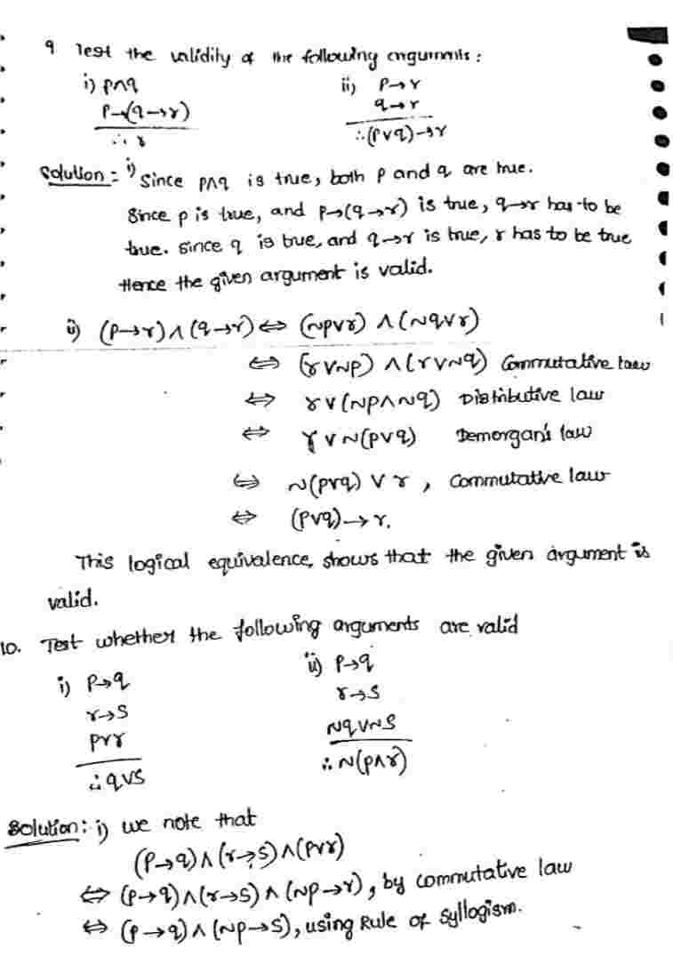 Rule of inference