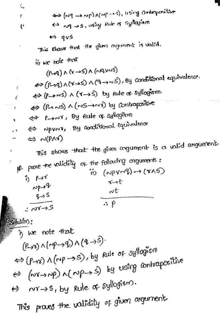 Rule of inference