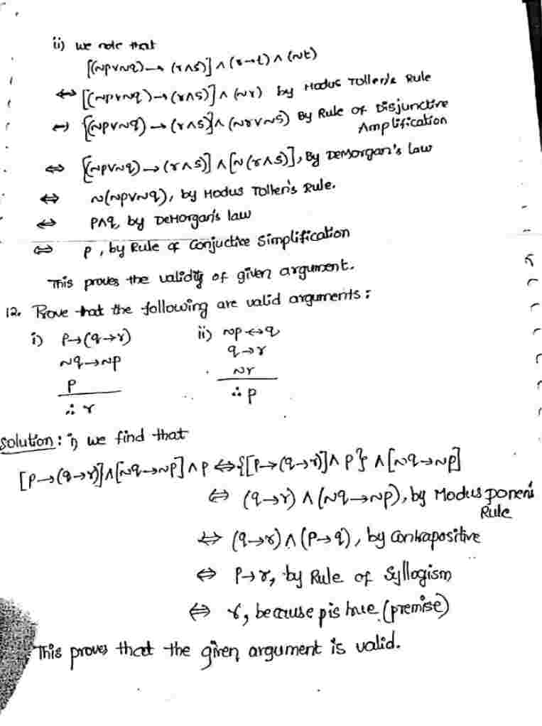 Rule of inference