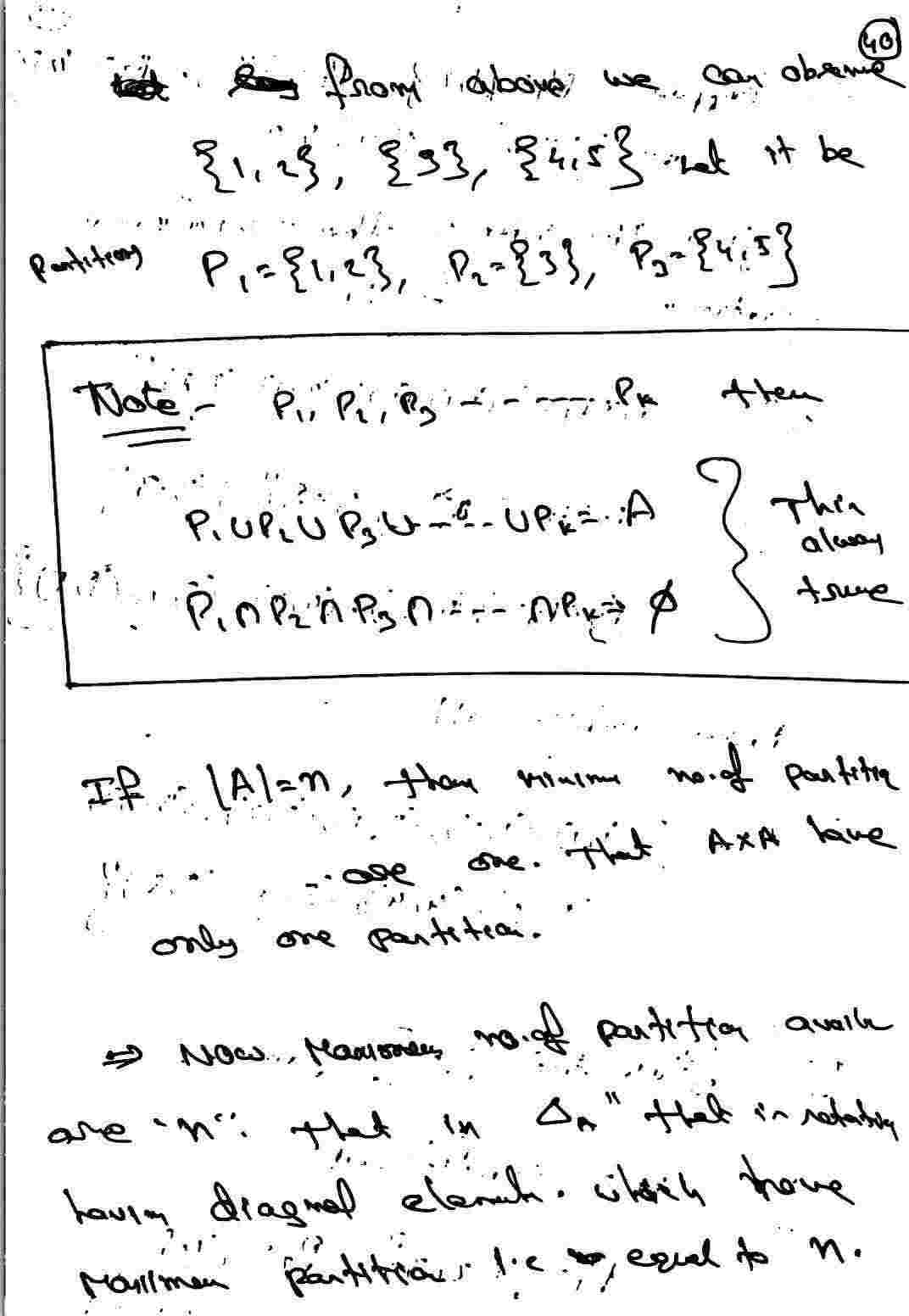 Equivalence Classes