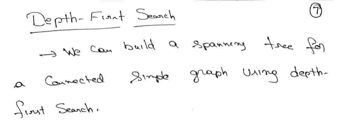 Depth First Search