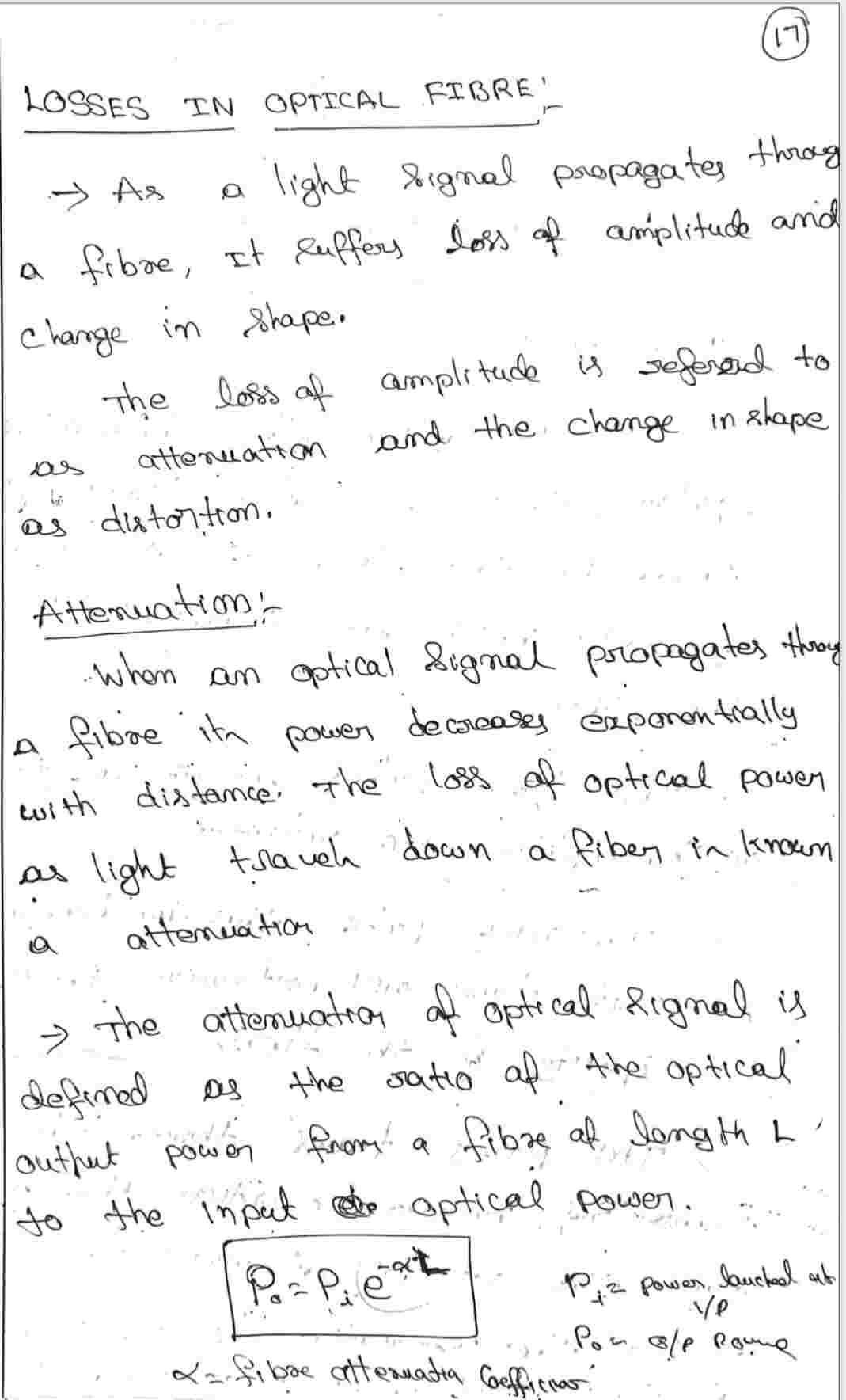 Losses In Optical Fiber Hand Written Notes In JPG Format losses-in-optical-fiber-hand-written-notes-in-jpg-format