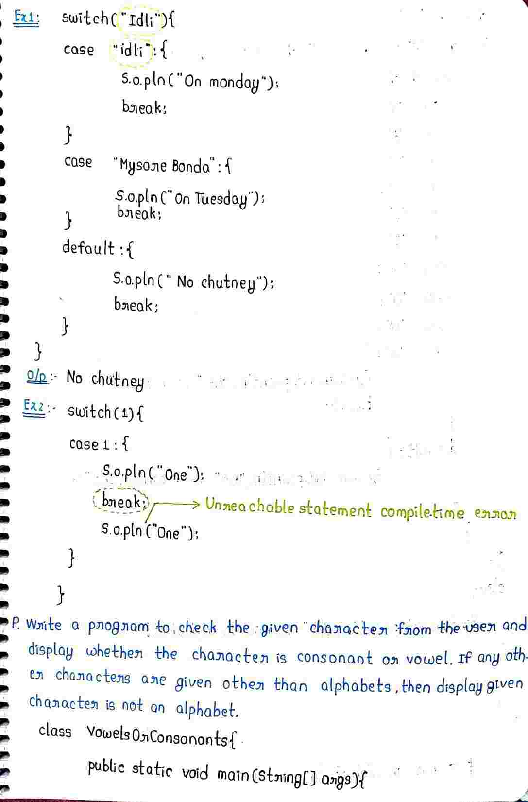Conditional Statements