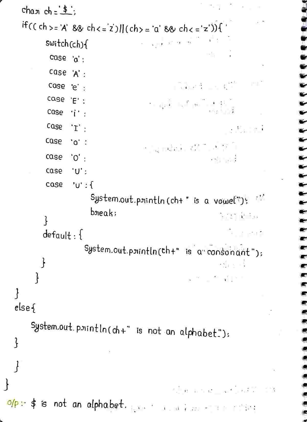 Conditional Statements