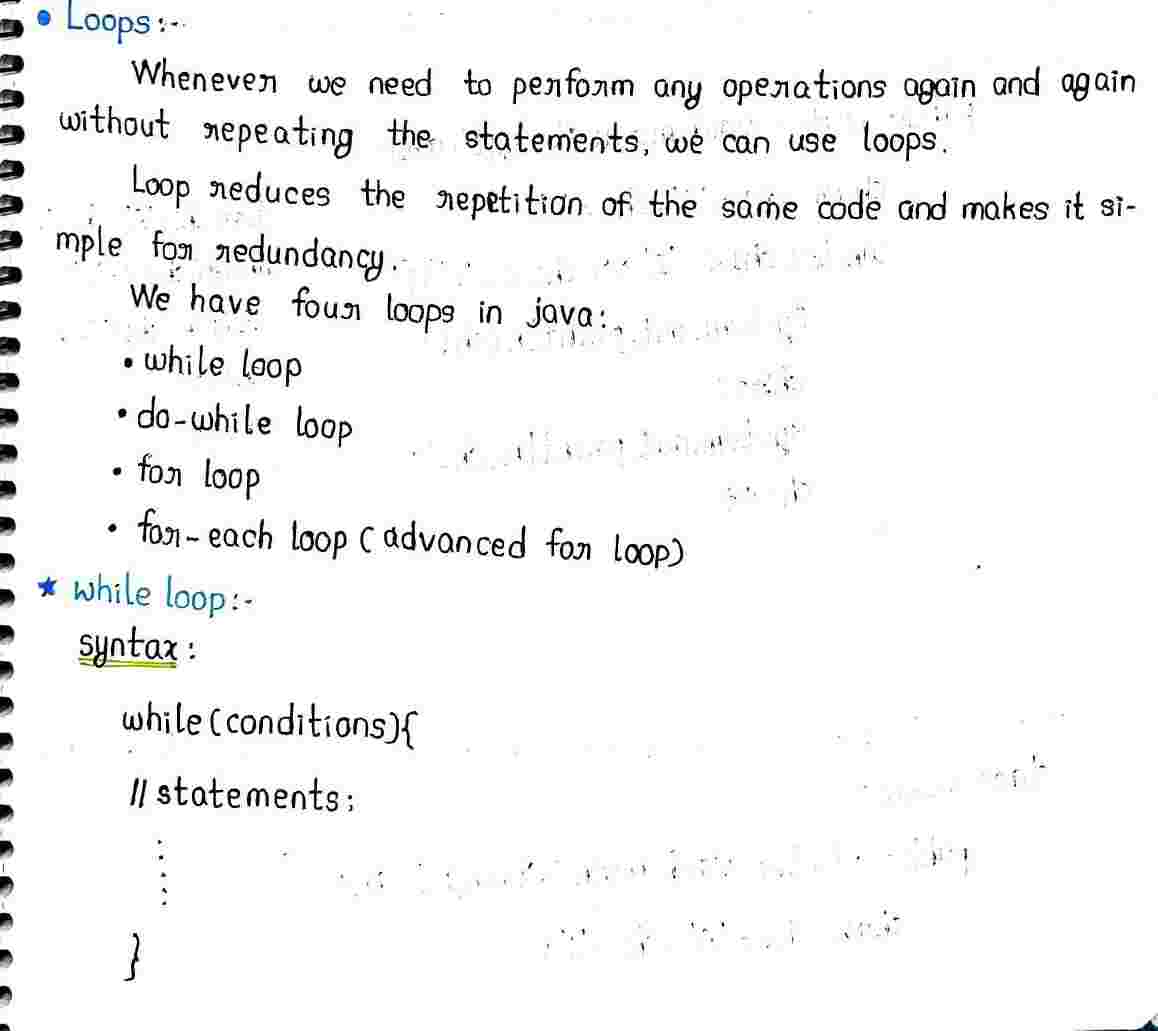 Loops