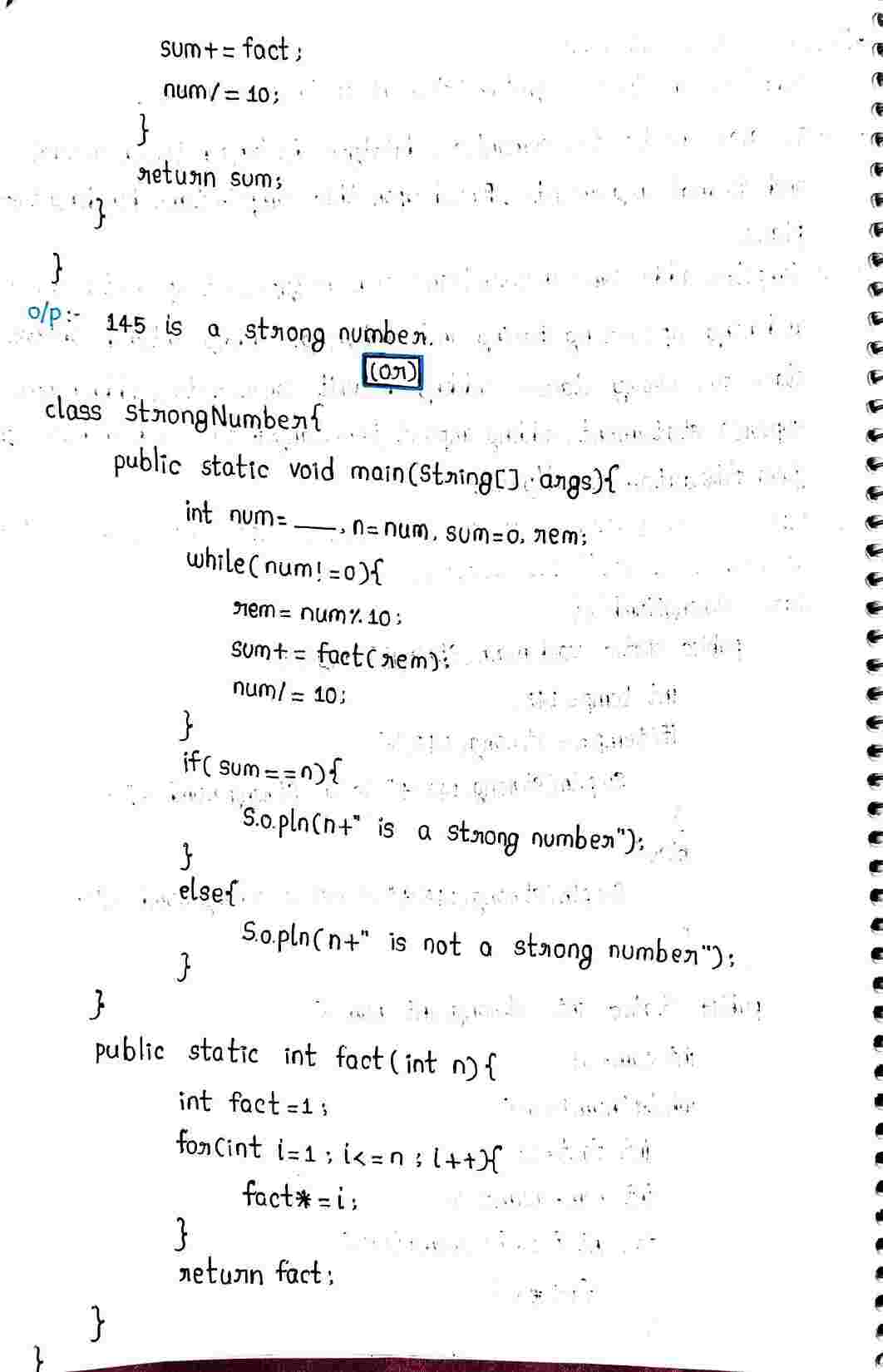JAVA Methods