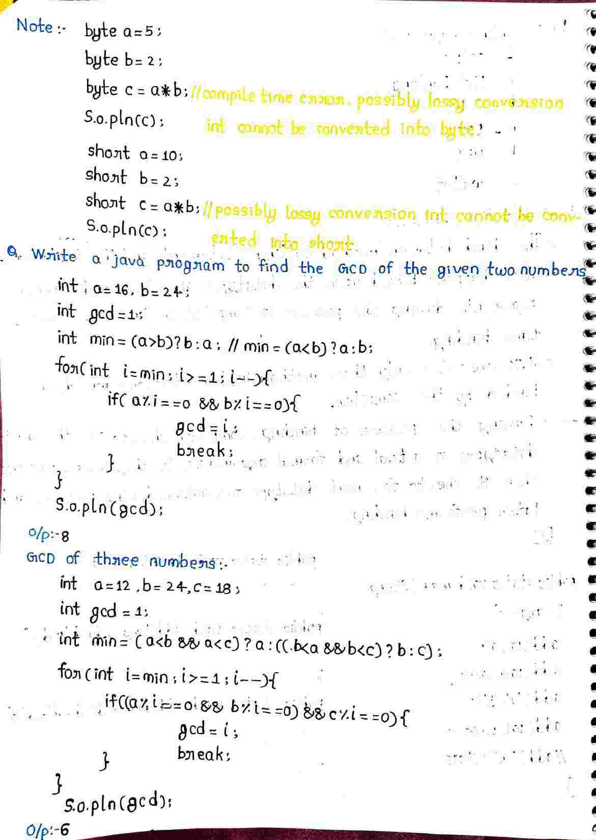 JAVA Methods