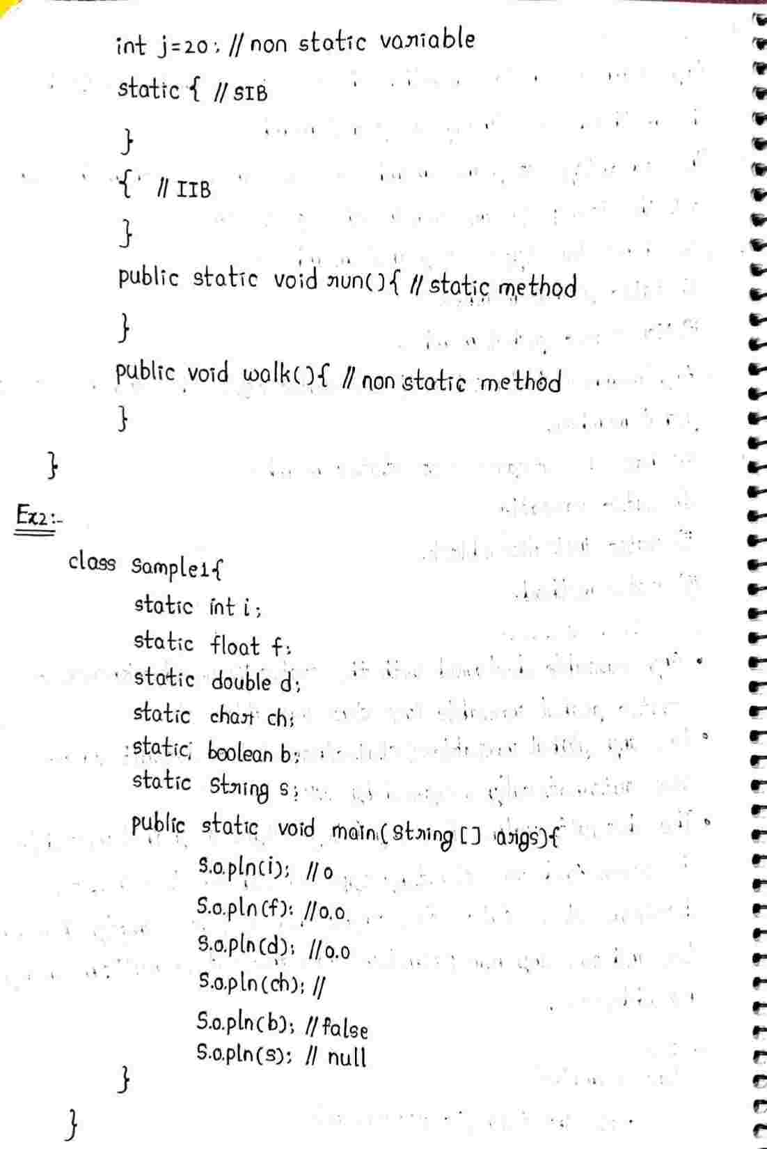 JAVA Methods