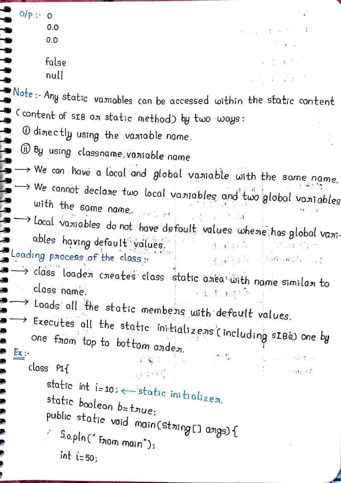 JAVA Methods