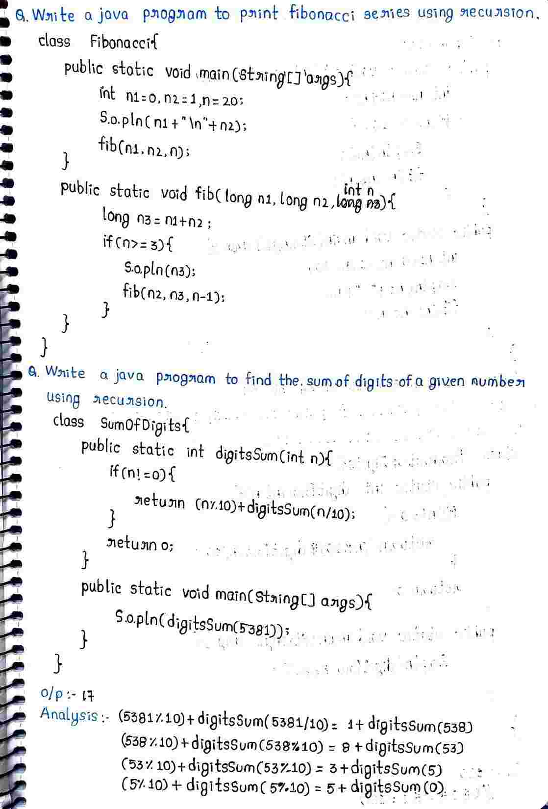 JAVA Methods