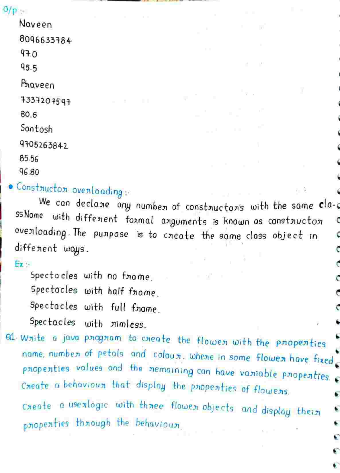 Constructors