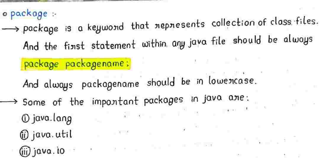 Packages