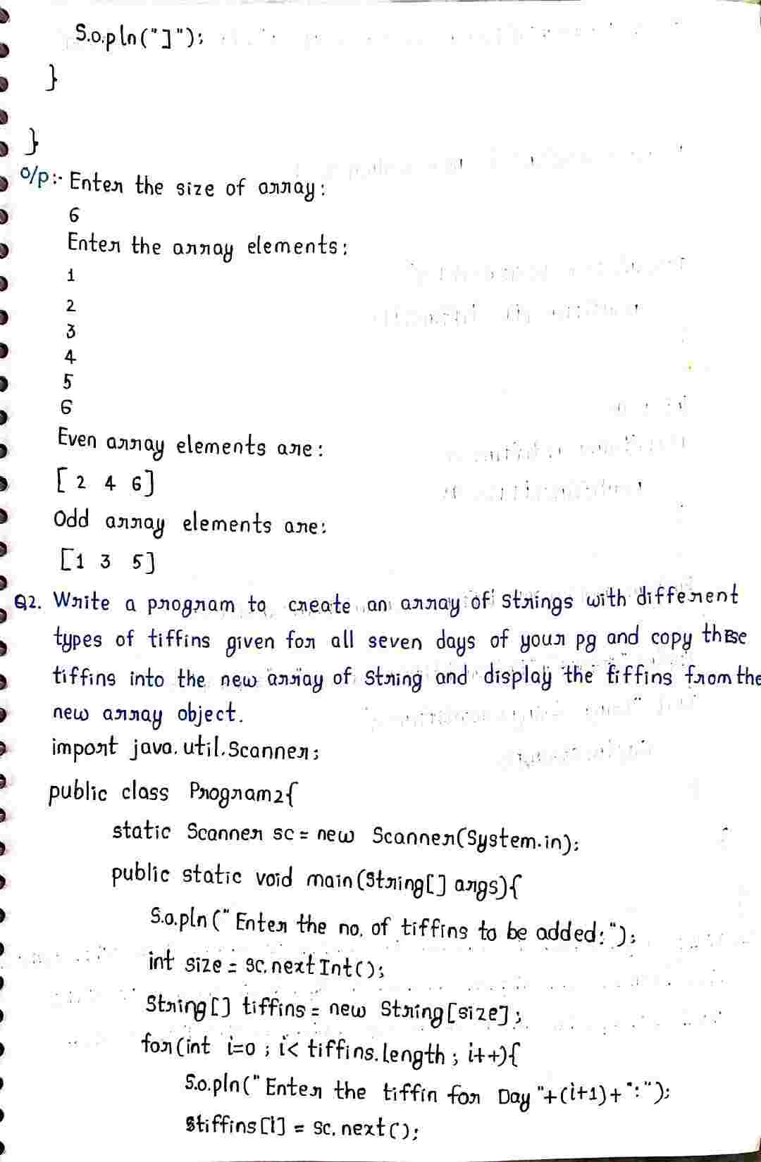 Scanner Class in JAVA
