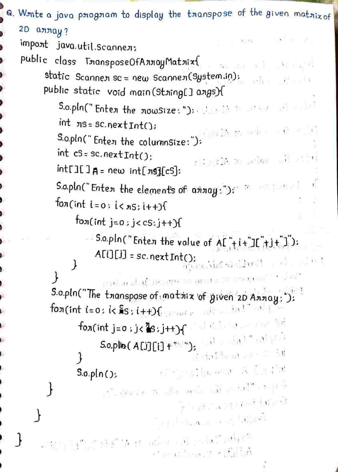 Scanner Class in JAVA