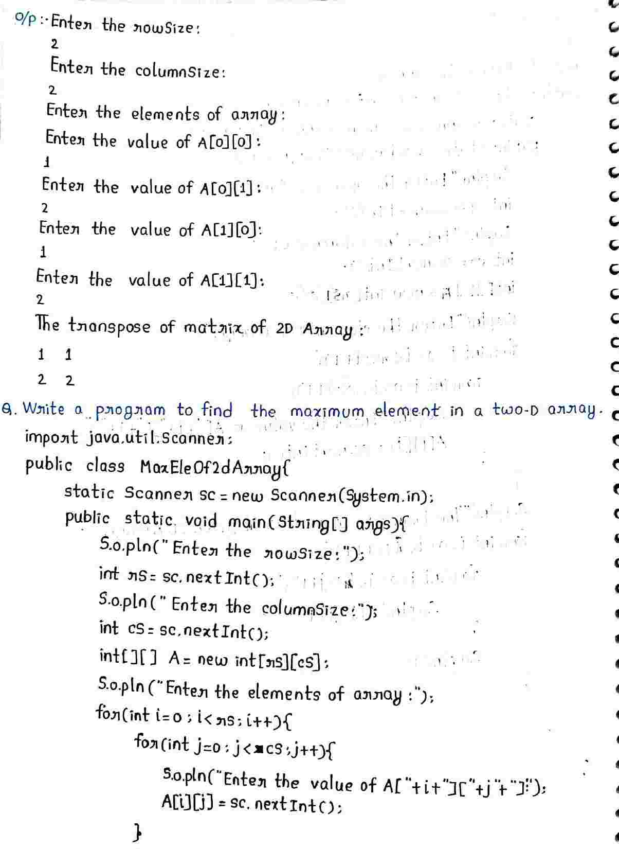 Scanner Class in JAVA