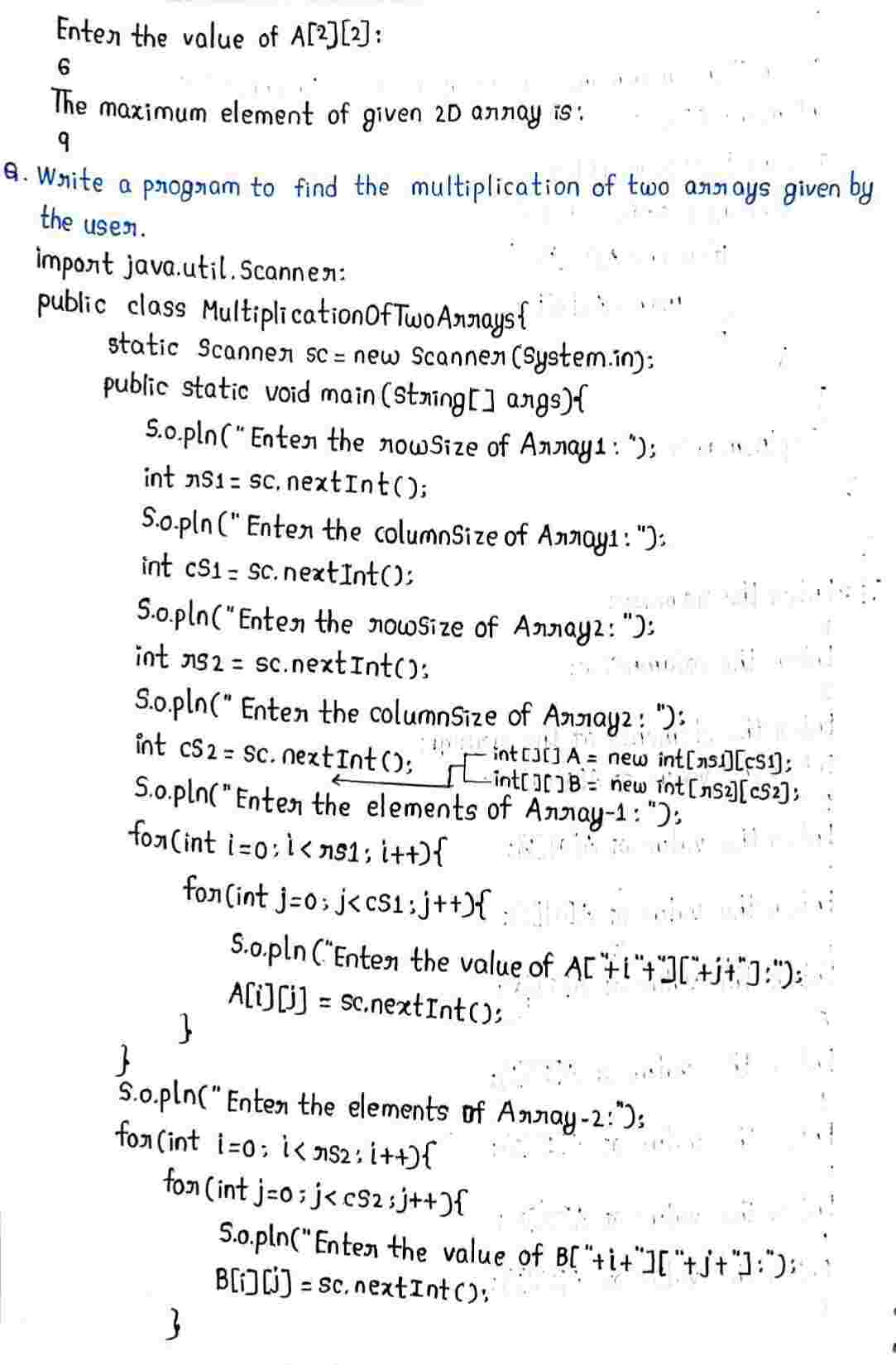 Scanner Class in JAVA