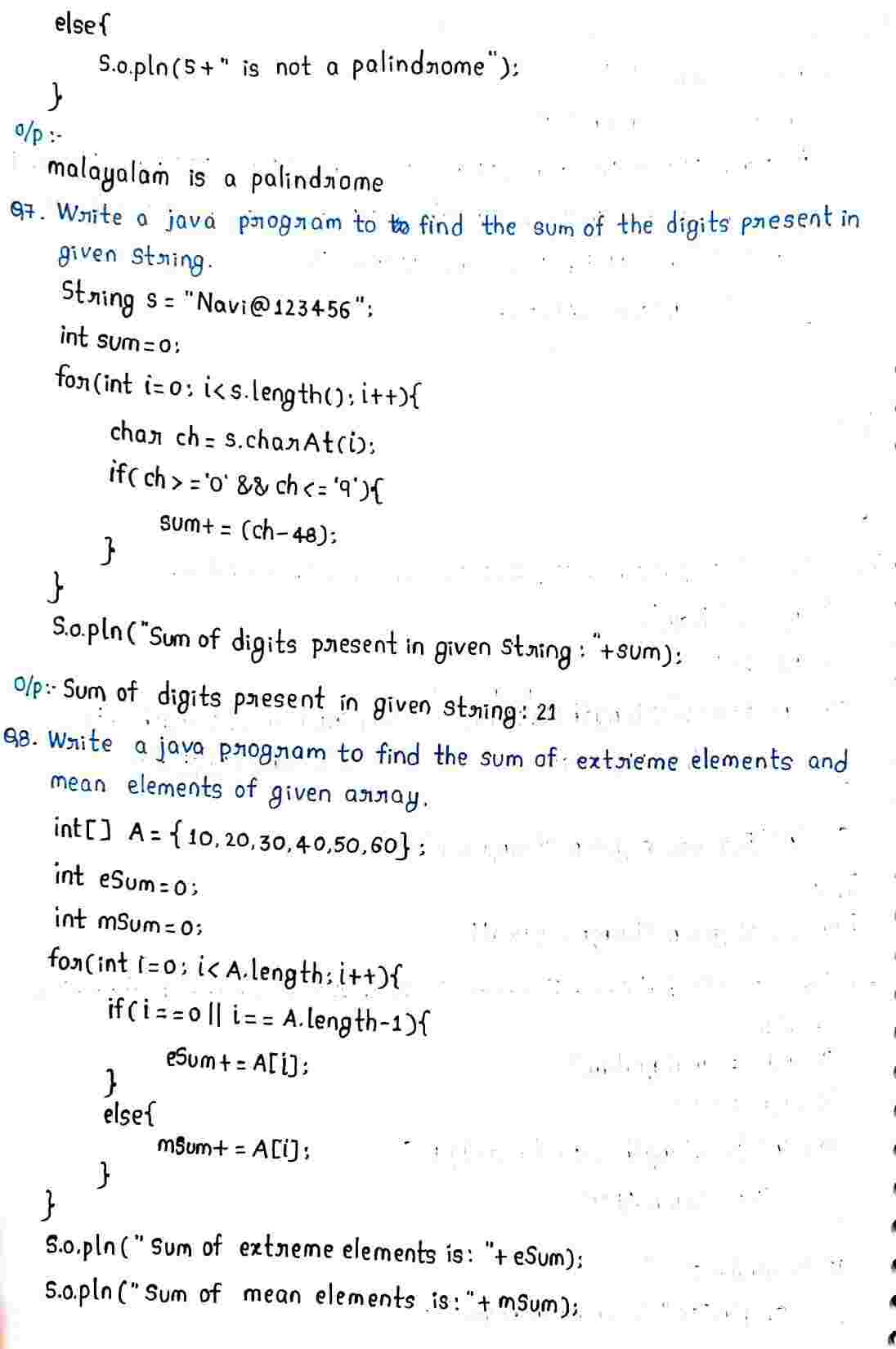 String in JAVA