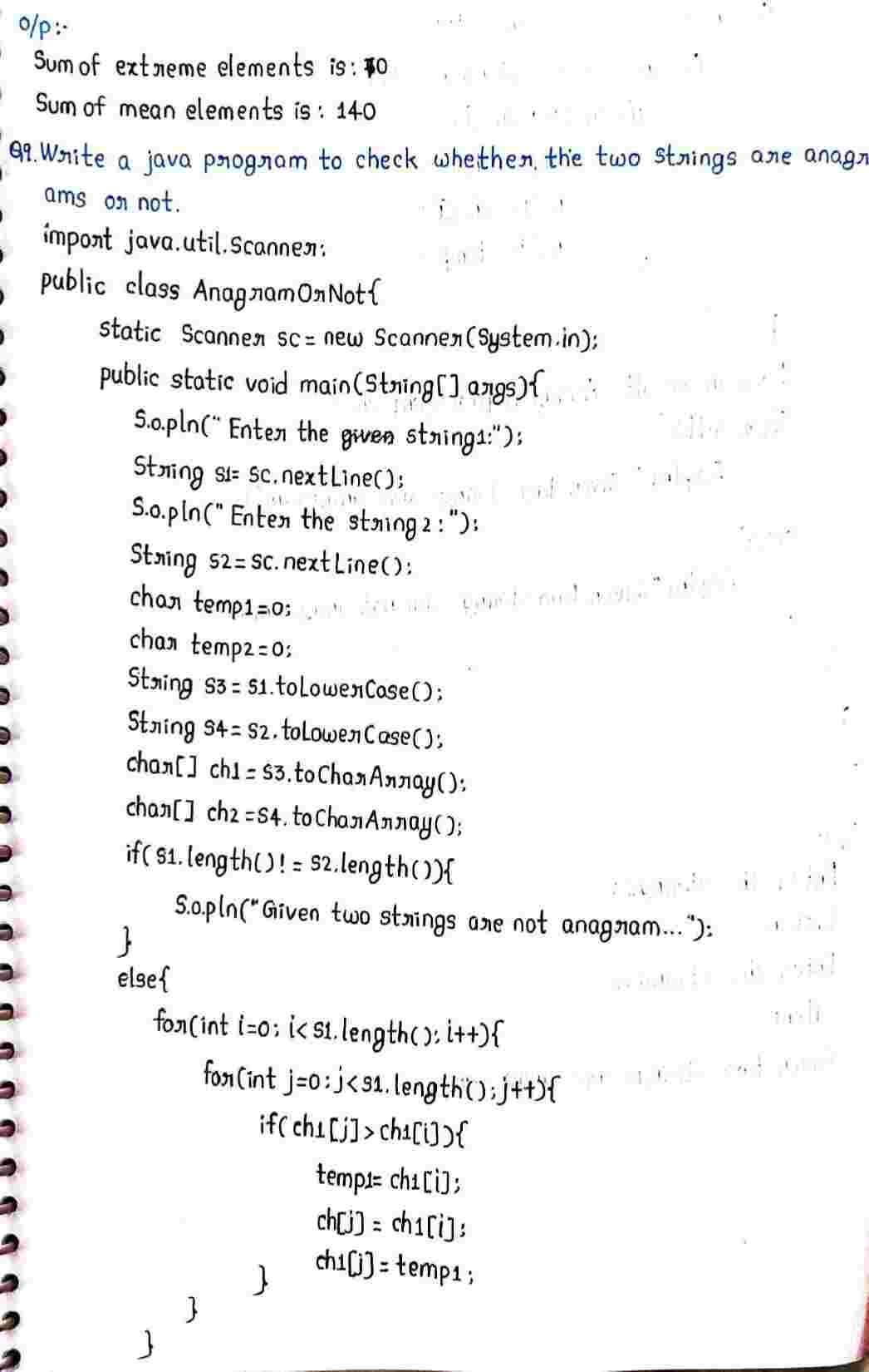 String in JAVA