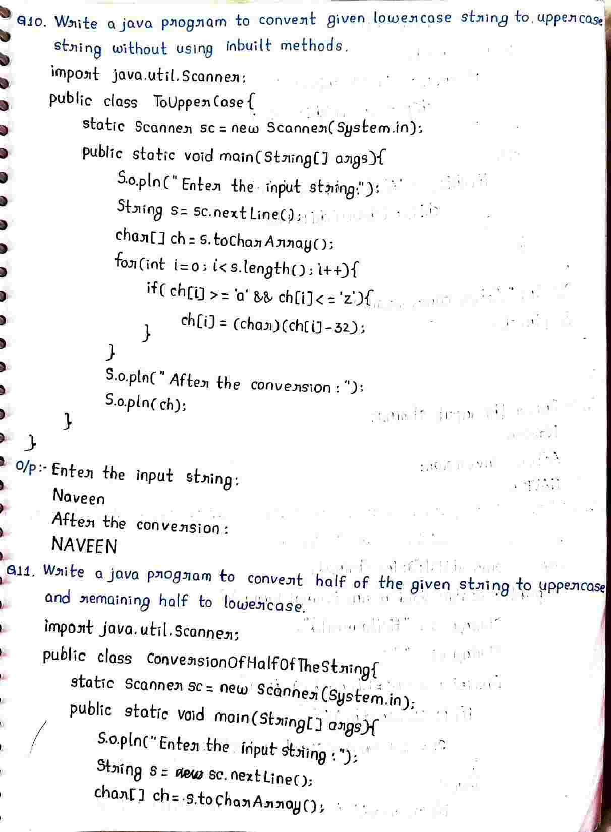 String in JAVA