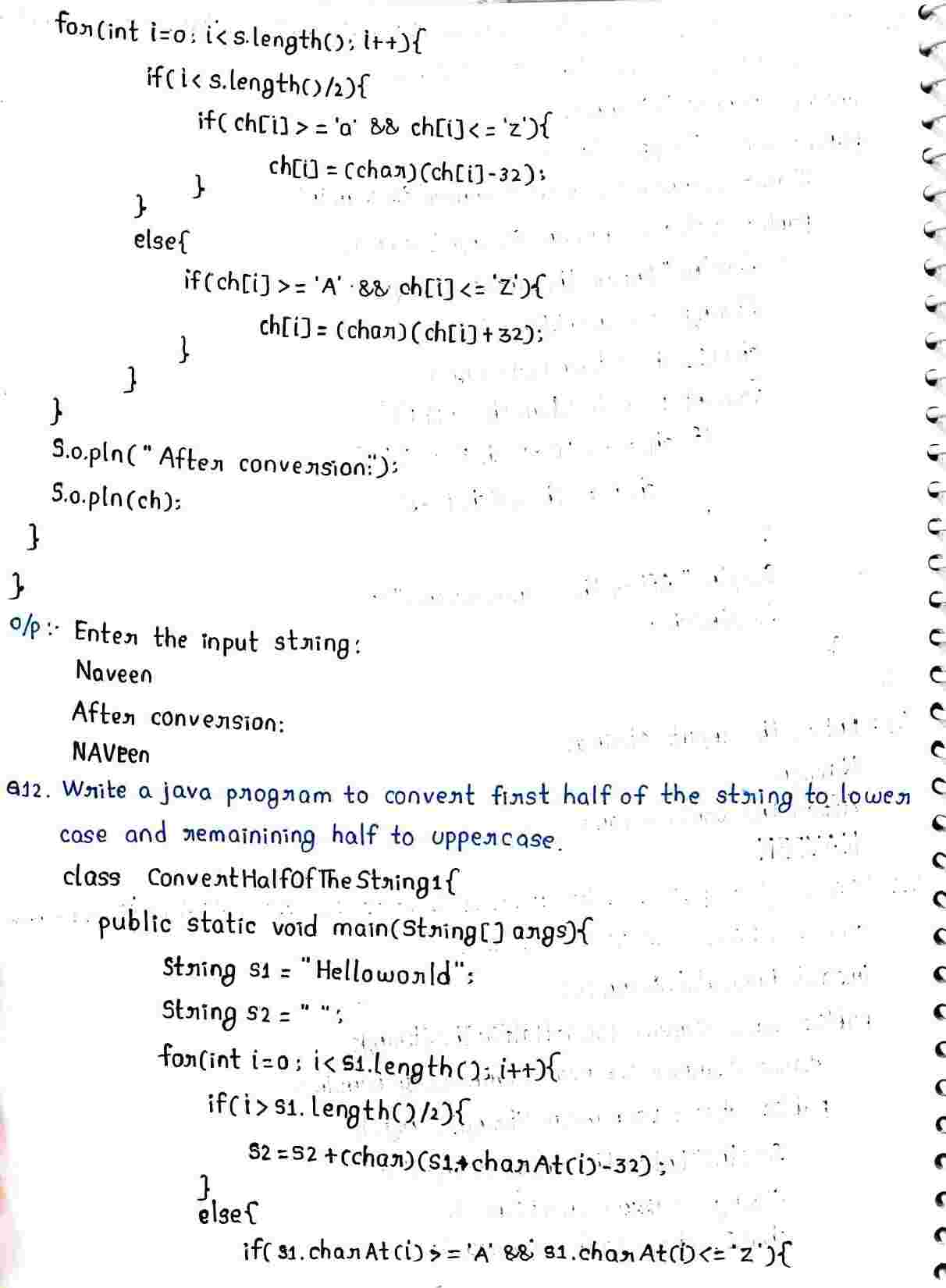 String in JAVA