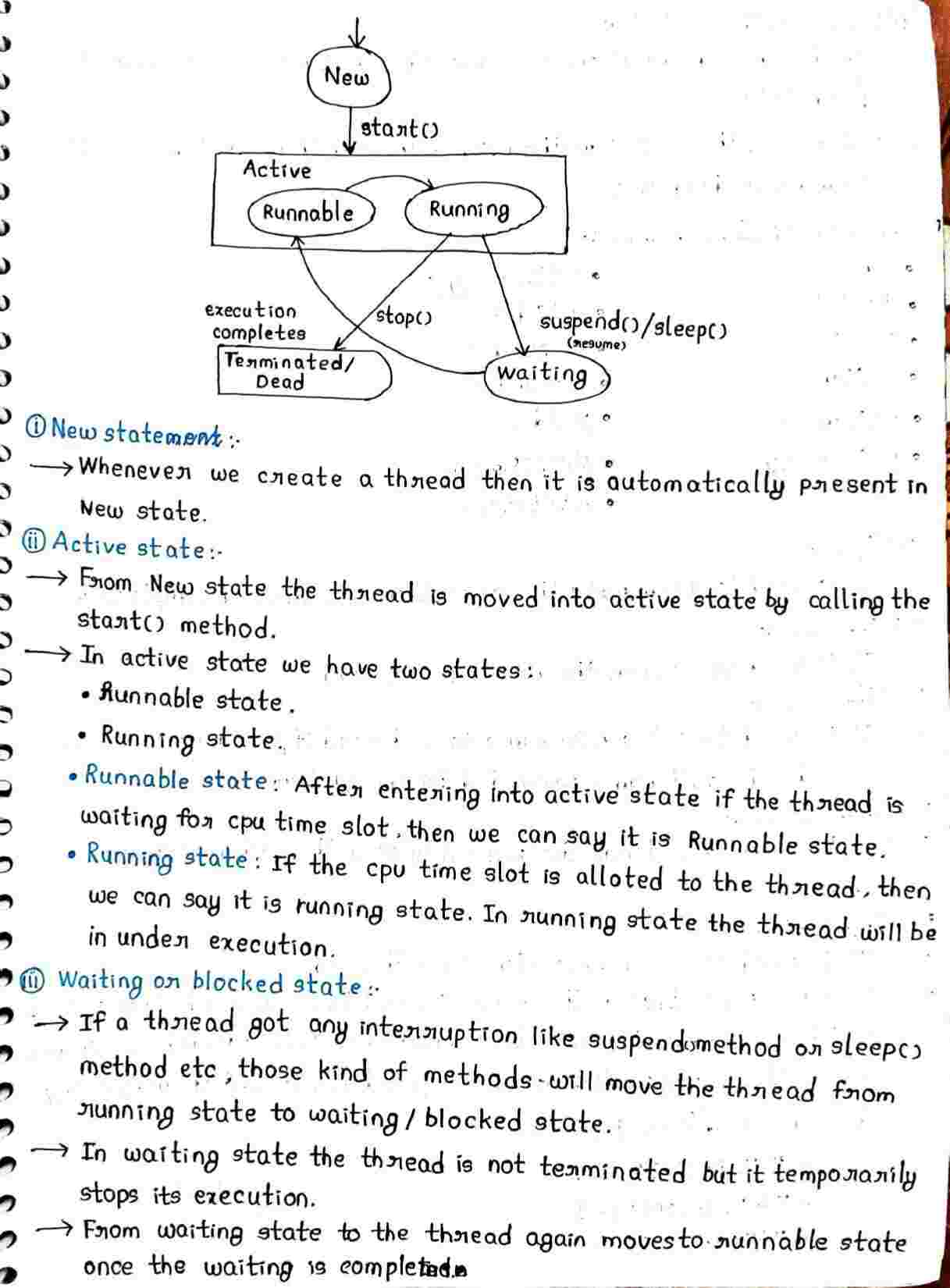Multi Threading in JAVA